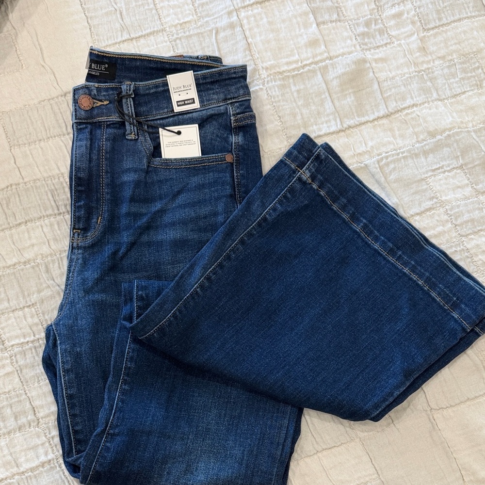 Judy Blue Dark Blue Flare Jeans